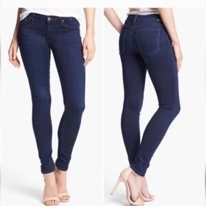 MOTHER Dark Blue "The Looker" Skinny Jeans In Twilight Whispers Size 30!